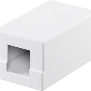 Pusta obudowa Keystone 1-port - umożliwia łatwy montaż metodą Snap-In 79355 - obrazek 1