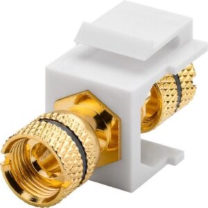 Keystone moduł głośnika - zacisk biegunowy czarny 79476 - obrazek 1