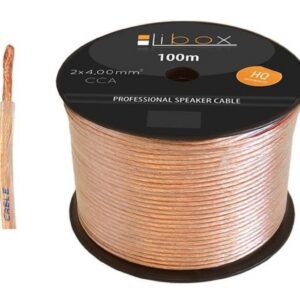 Przewód głośnikowy CCA 2x4 ECa LB0048 LIBOX /100m/ - obrazek 1