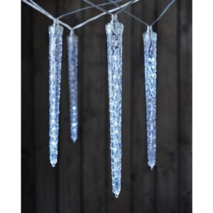 Dekoracja świąteczna - sople 5W 140LED 29cm 3,6m IP44 zimna biała DCPC01 - obrazek 1