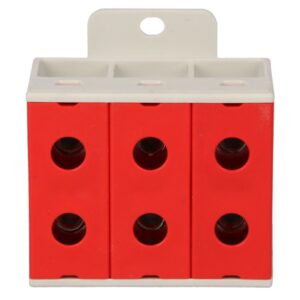 Złączka szynowa 3-torowa 35mm2 czerwona ZGX-3x35 czerwona ENE-00181 - obrazek 1