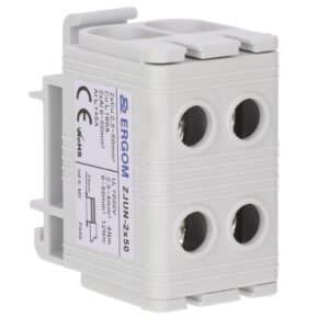 Złączka szynowa 2-torowa ZJUN-2x50 szara R34RR-07010021103 /6szt./ - obrazek 1