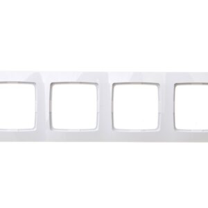 KARO Ramka poczwórna biała R-4S/00 - obrazek 1
