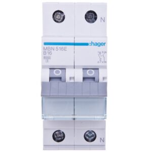 Wyłącznik nadprądowy 1+N B 16A 6kA AC MBN516E - obrazek 1