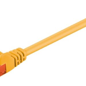 Kabel krosowy patchcord U/UTP kat.6 CCA żółty 20m 68403 - obrazek 1