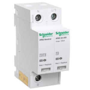 Ogranicznik przepięć Typ T2 1P+N 20kA 1,1kV 350V iPRD-20-20kA-350V-1PN A9L20500 - obrazek 1