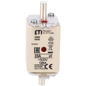 Wkładka bezpiecznikowa NH00 35A gG 500V 004182209 - obrazek 1