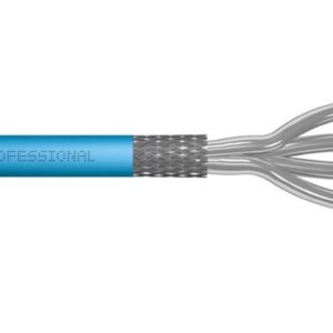 Kabel teleinformatyczny S/FTP kat. 6A LS0H drut niebieski Eca DK-1641-A-VH-5 /500m/ - obrazek 1