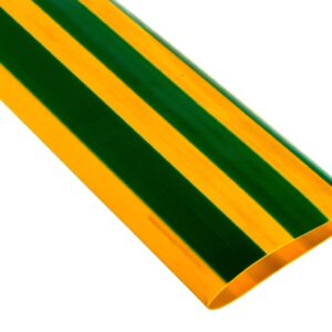 Rura termokurczliwa cienkościenna, odcinki 1m, CR 38,1/19,1 żółto-zielona, 427593 - obrazek 1