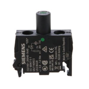 Oprawka blok LED zielony 24V AC-DC montaż w obudowie przył śrubowe SIRIUS ACT 3SU1401-2BB40-1AA0 - obrazek 1