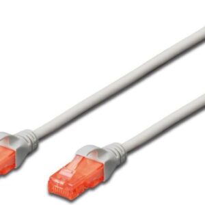 Kabel krosowy (Patch Cord) U/UTP kat. 6 szary 10m DK-1612-100 - obrazek 1