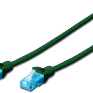 Kabel krosowy (Patch Cord) U/UTP kat. 5e zielony 5m DK-1512-050/G - obrazek 1