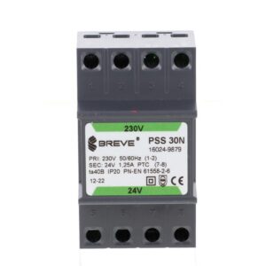 Transformator 1-fazowy modułowy bezpieczeństwa PSS 30N 230/ 24V 1,25A, na szynę DIN, IP20, Ta 40, 16024-9879 - obrazek 1