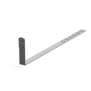 Uchwyt pod dachówkę L-450mm H-100mm ocynk z zaczepami skręcany 100 10.4.1/Z/S OG /91003502/ - obrazek 1