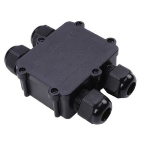 Mufa Hermetyczna VT-871 Konektor Puszka 4X fi 8-12mm Czarny IP68 5982 - obrazek 1