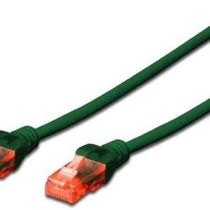 Kabel krosowy (Patch Cord) U/UTP kat. 6 zielony 5m DK-1612-050/G - obrazek 1