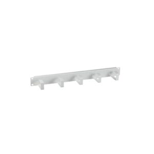 Oganizer kabli do szaf Rack 191U, 5 uchwytów, metal, szary - obrazek 1