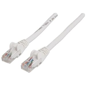 Patch Cord Cat5E UTP 0,5M Biały 100 Miedź ICOC U5EB-005-WH - obrazek 1