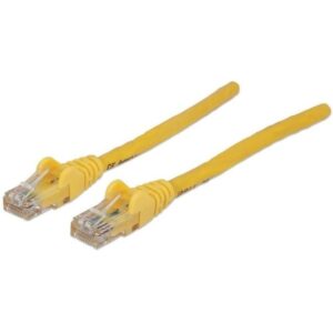 Patch Cord Cat6 UTP 0,5M Żółty 100 Miedź 342339 - obrazek 1
