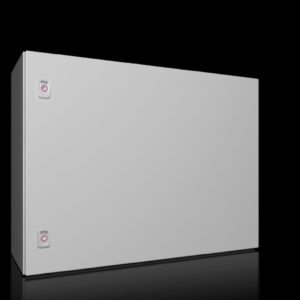 AX Obudowa kompaktowa 800x600x300 mm blacha stalowa z pł. mont. jednodrzwiowa 2 zamki dźwigienkowe 1055.000 - obrazek 1