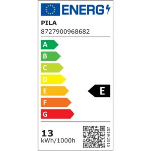 Żarówka LED PILA 13W zamiennik 100W 1521lm 2700K LED 100W A60 E27 WW FR ND 1CT/6 Plastik matowy 2 lata gwar - obrazek 1