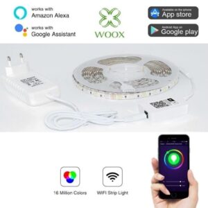 Smart Taśma LED WiFi 5050 RGBW 24W IP65 Woox R5093 /5m/ - obrazek 1
