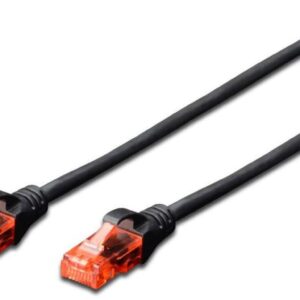 Kabel krosowy (Patch Cord) U/UTP kat. 6 czarny 5m DK-1612-050/BL - obrazek 1