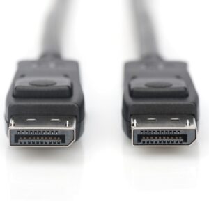 Kabel połączeniowy DisplayPort 8K 30Hz UHD Typ DP/DP M/M czarny 1m AK-340106-010-S - obrazek 1