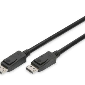 Kabel połączeniowy DisplayPort 8K 30Hz UHD Typ DP/DP M/M czarny 5m AK-340106-050-S - obrazek 1