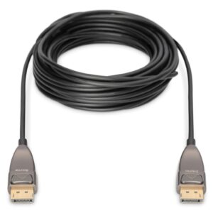 Kabel połączeniowy hybrydowy AOC DisplayPort 1.4 8K 60Hz UHD DP-DP M-M czarny 15m AK-340107-150-S - obrazek 1