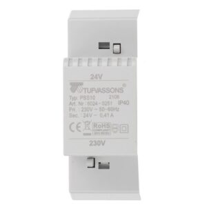 Transformator 1-fazowy modułowy bezpieczeństwa PSS 10T 230/ 24V 0,42A, na szynę DIN, IP40, Ta 40, 16024-0251 - obrazek 1