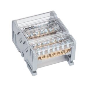 Blok dystrybucyjno-rozdzielczy MOBLOCK 4P 100A-7 2x25mm2 + 5x6mm2 TS35 MAB4100A18 - obrazek 1