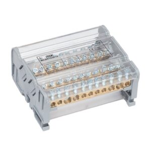 Blok dystrybucyjno-rozdzielczy MOBLOCK 4P 125A-11 2x35mm2 + 2x25mm2 + 7x6mm2 TS35 MAB4125A18 - obrazek 1
