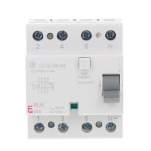Wyłącznik różnicowoprądowy 4P 40A 0,03A typ AC EFI-P4 AC 40/0.03 002061612 - obrazek 1