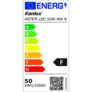 Projektor ANTEM LED 50W-NW B 4000lm 4000K barwa neutralna IP65 czarny 33203 - obrazek 1