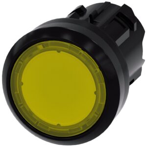 Przycisk podświetlany 22mm tworzywo żółty płaski bez samopowrotu odbl przez wciśnięcie SIRIUS ACT 3SU1001-0AA30-0AA0 - obrazek 1