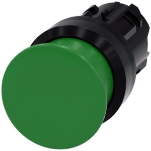 Przycisk grzybkowy 22mm tworzywo zielony 30mm z samopowrotem SIRIUS ACT 3SU1000-1AD40-0AA0 - obrazek 1