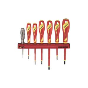 Zestaw wkrętaków izolowanych 1000V 7 elementowy (na wieszaku ściennym) Teng Tools WRMDV07N 174520205 - obrazek 1