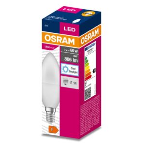 Żarówka LED VALUE CLASSIC B 60 E14 7,5W 806lm 6500K 865 FR non-dim 4058075311909 - obrazek 1