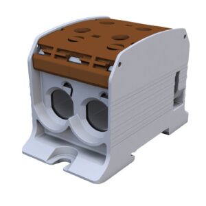 Złączka szynowa gwintowa Al/Cu STB 95-2 (87520) SIMBLOCK brązowy 81102015 - obrazek 1