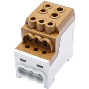 Blok rozdzielczy - dystrybucyjny Al/Cu SDB 200 (80030) SIMBLOCK brązowy 81602015 - obrazek 1