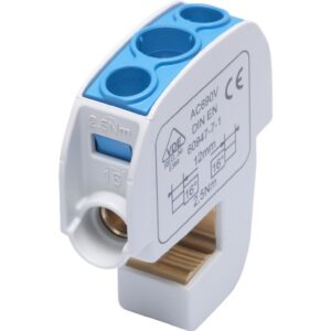 Zacisk izolowany szynowy SBB 16 (86105) SIMBLOCK niebieski 81550003 - obrazek 1