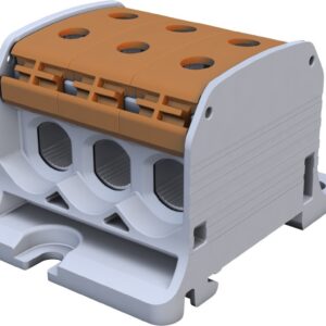 Złączka szynowa gwintowa Al/Cu STB 50-3 (87360) SIMBLOCK brązowy 81003015 - obrazek 1