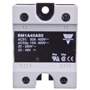 Przekaźnik półprzewodnikowy jednofazowy 42-440V AC 50A 20-280VAC/22-48VDC RM1A40A50 - obrazek 1