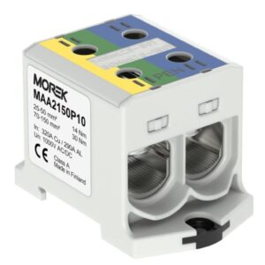 Złączka OTL-PEN150 żółto-zielony,niebieski 2xAl/Cu 25-150mm 1000V AC / 1500V Zacisk uniwersalny do instalacji TN-C-S MAA2150P10 - obrazek 1