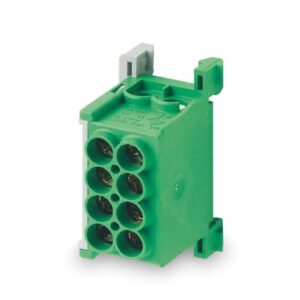 Blok rozdzielczy MAG25-2 kolor zielony 4x25mm 1000V/1500V AC/DC VDE MAG1250G32 - obrazek 1