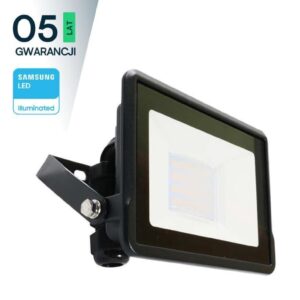 Projektor LED 20W 1510lm 6500K Dioda SAMSUNG IP65 Czarny 5 Lat Gwarancji 20309 - obrazek 1
