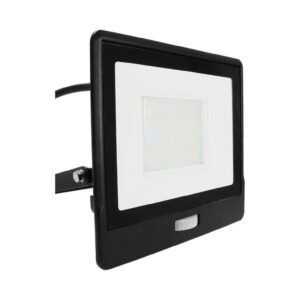 Projektor LED z czujnikiem ruchu 50W 4000lm 4000K Dioda SAMSUNG IP65 Kabel 1m Czarny 5 Lat Gwarancji 20290 - obrazek 1