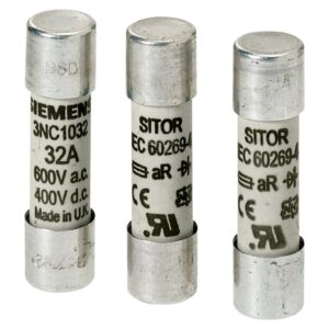 Wkładka bezpiecznikowa SITOR cylindryczna 20A gR 690VAC / 440VDC 3NC1420-0MK - obrazek 1
