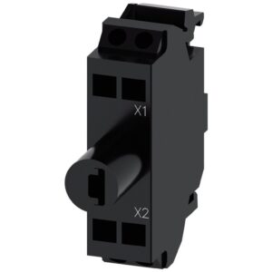 Oprawka blok LED niebieski 24V AC-DC montaż w obudowie przył sprężynowe SIRIUS ACT 3SU1401-2BB50-3AA0 - obrazek 1